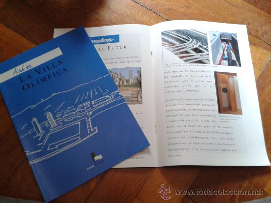 Advertising Catalogs: Folleto 16 p&aacute;g (en catal&aacute;n) publicitario Villa Vila Ol&iacute;mpica Barcelona 1992 barrio nacido Olimpiadas