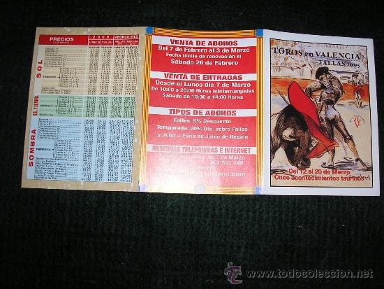 Cat&aacute;logos publicitarios: PROGRAMA TOROS-FALLAS VALENCIA 2005 - Foto 1