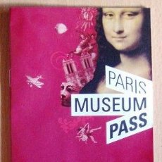 Catálogos publicitarios: PARIS - MUSEUM PASS 2012