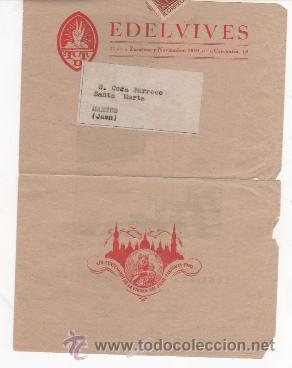 Cat&aacute;logos publicitarios: publicidad edelvives c&aacute;lculo moderno. xix centenario virgen del pilar. zaragoza 1940