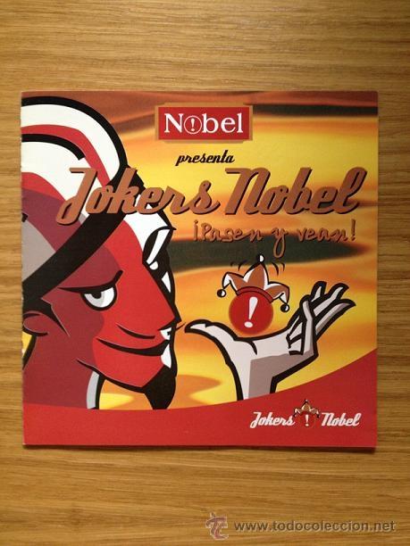 Cat&aacute;logos publicitarios: JOKERS NOBEL 2001 - Foto 1
