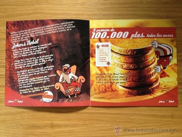 Cat&aacute;logos publicitarios: JOKERS NOBEL 2001 - Foto 3