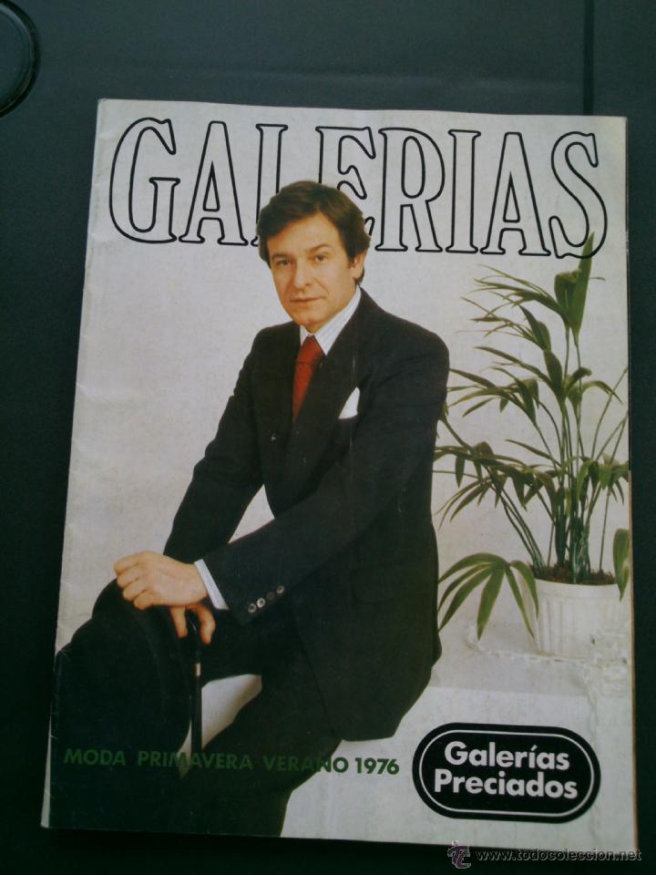Cat&aacute;logos publicitarios: Cat&aacute;logo de Galer&iacute;as Preciados, a&ntilde;o 1976, 36 pp, 22 x 29 cm