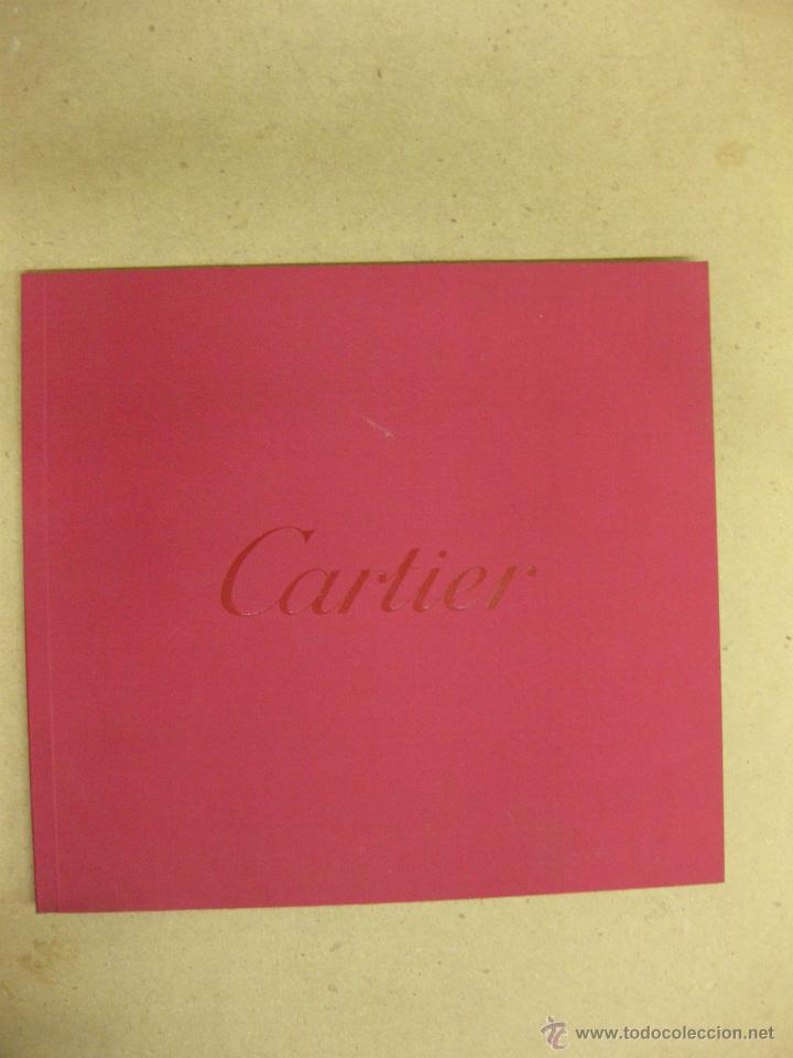 Cataloghi pubblicitari: CARTIER.CATALOGO FORRADO EN PAPEL ASEDADO.