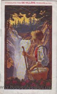 Catalogues publicitaires: CHOCOLATS FINS DE VILLARS. Fribourg (Suisse).