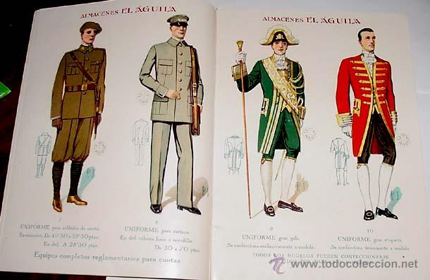 Advertising Catalogs: ANTIGUO CATALOGO DE UNIFORMES - ALMACENES EL AGUILA . CON ILUSTRACIONES DE CIDON - MODA, SASTRERIA A