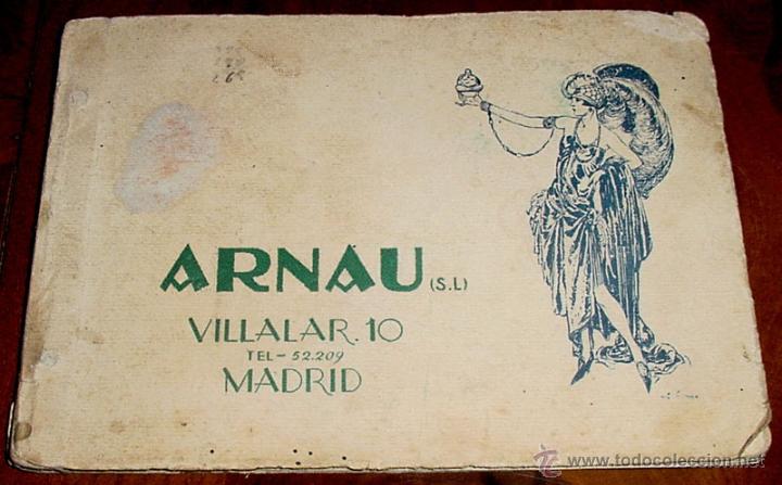 Advertising Catalogs: ANTIGUO CATALOGO DE MUEBLES DE LA FABRICA ARNAU - MADRID - 26 PAG - MIDE 17X12 CMS.