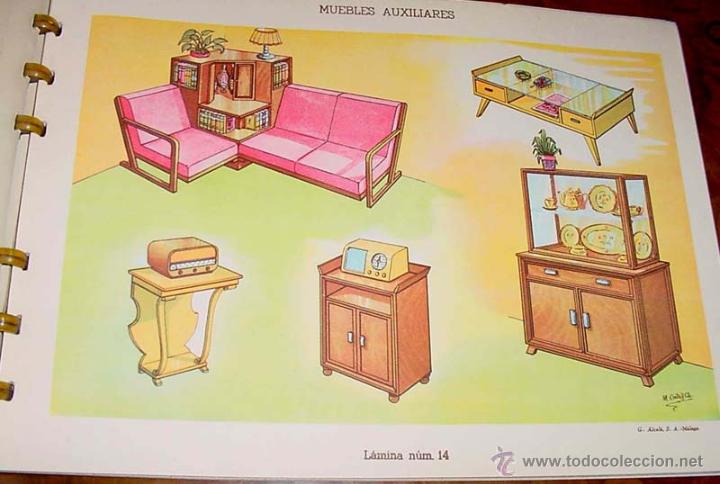 Advertising Catalogs: ANTIGUO CATALOGO DE MUEBLES AUXILIARES - A&Ntilde;OS 40 - MUY BONITO E INTERESANTE - MIDE 31 X 23 CMS. CONT