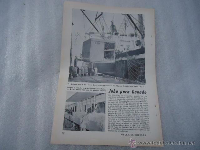 Catalogues publicitaires: hoja publicidad antigua - 23 x 16 cm -jaba para ganado