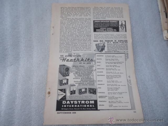 Catalogues publicitaires: hoja publicidad antigua - 23 x 16 cm - heathkits daystrom international