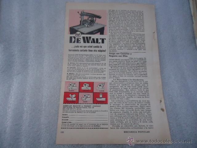 Cat&aacute;logos publicit&aacute;rios: hoja publicidad antigua - 23 x 16 cm - de walt