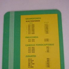 Catálogos publicitarios: LISTA DE PRECIOS PHILIPS AÑO 1967 CONSERVACIÓN EXCEPCIONAL. DIFICILÍSIMO DE ENCONTRAR