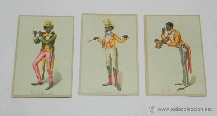 Werbekataloge: 3 CROMOS CON PUBLICIDAD DE LA PERLA ASTORGAANA, FABRICAS DE CHOCOLATES Y MANTECADAS TOMAS RUBIO, AST