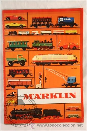 Advertising Catalogs: Cat&aacute;logo Alem&aacute;n de Trenes de Juguete M&auml;rklin - Alemania - 1972 - 80 P&aacute;ginas