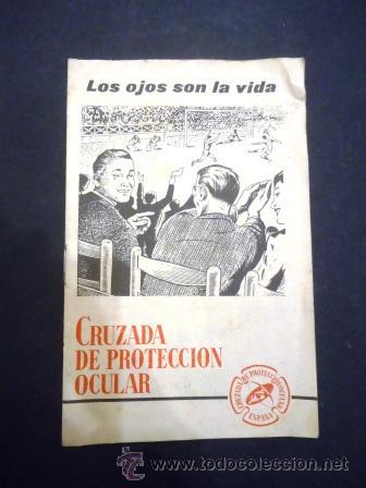 Werbekataloge: ANTIGUO LIBRITO DE UNA CRUZADA DE PROTECCION OCULAR