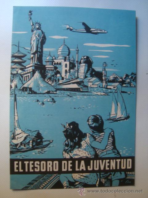Cat&aacute;logos publicitarios: PUBLICIDAD TR&Iacute;PTICO ENCICLOPEDIA - EL TESORO DE LA JUVENTUD (EDITORIAL &Eacute;XITO, 1965). COLOR.