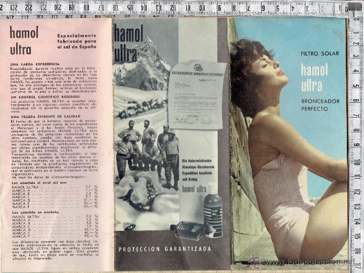 Cat&aacute;logos publicitarios: CATALOGO HAMOL ULTRA BRONCEADOR FILTRO SOLAR-MAPA COSTA BRAVA.