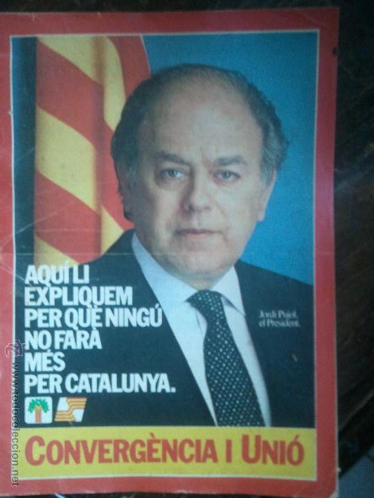 Cat&aacute;logos publicitarios: Propaganda electoral 1982 de CiU . - Foto 1
