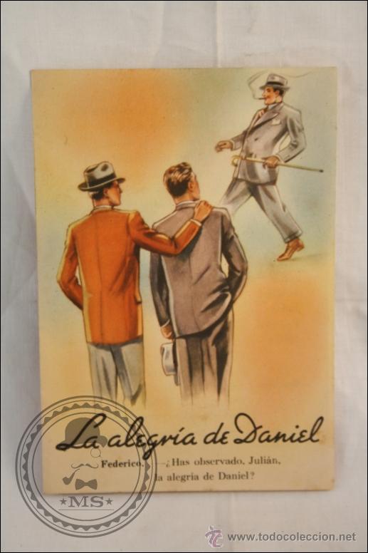 Advertising Catalogs: Antigua Hoja / Folleto de Publicidad - Somier Numancia. Alegr&iacute;a de Daniel - Gr&aacute;fica Manen - A&ntilde;os 40