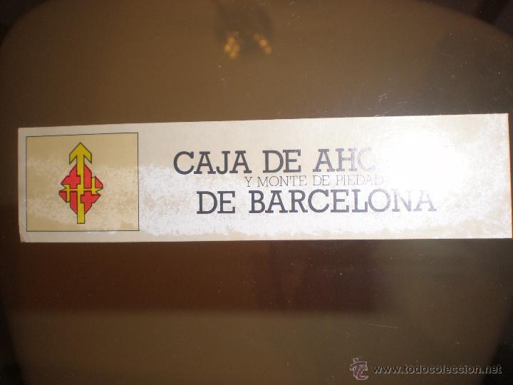 Advertising Catalogs: LOGO ETIQUETA DE LA CAJA DE AHORROS DE BARCELONA