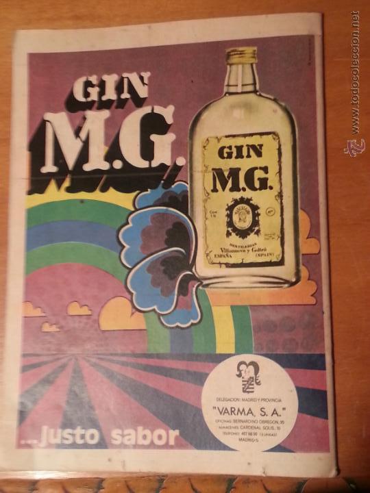 Catalogues publicitaires: 31 x 22 cm antigua hoja publitaria - publicidad - ginegra gin m.g , varma s.a