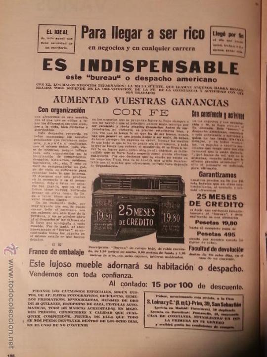 Catalogues publicitaires: 30,5 x 23 cm antigua hoja publitaria - publicidad - prensa - creditos