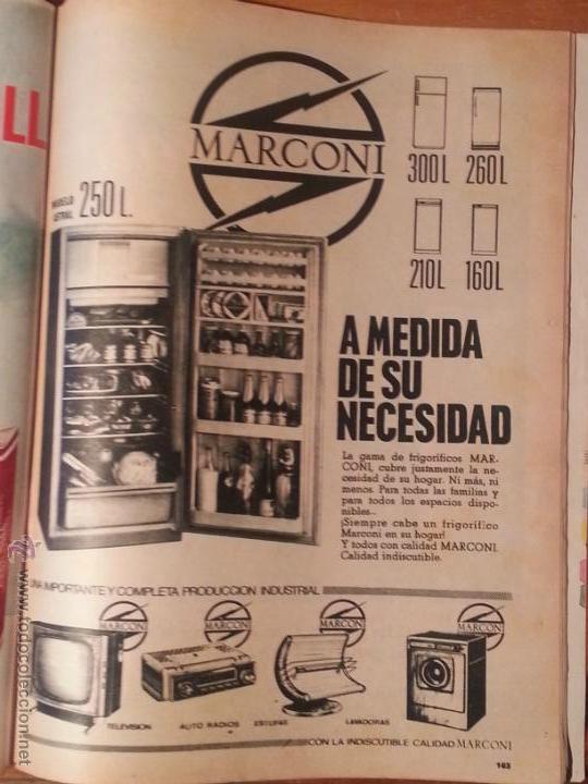 Catalogues publicitaires: 30,5 X 23 CM ANTIGUA HOJA PUBLITARIA - PUBLICIDAD - PRENSA - electrodomesticos marconi