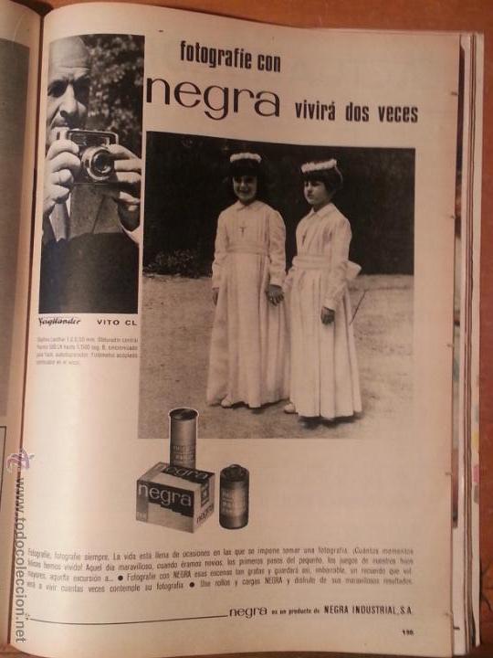 Catalogues publicitaires: 31 x 22 cm antigua hoja publitaria - publicidad - fotografia con negra