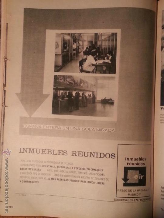 Catalogues publicitaires: 31 x 22 cm antigua hoja publitaria - publicidad - inmuebles reunidos