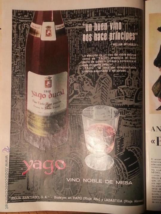 Catalogues publicitaires: 31 x 22 cm antigua hoja publitaria - publicidad - vino noble de mesa, yayo 1949  bodegas haro rioja
