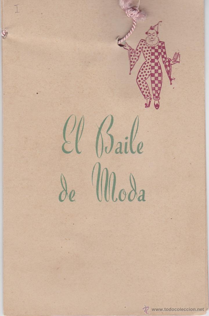 Cat&aacute;logos publicitarios: El Baile de Moda Polka Alpina orquesta Ramalli hotel miramar M&aacute;laga1951 publicidad Sulfadenta