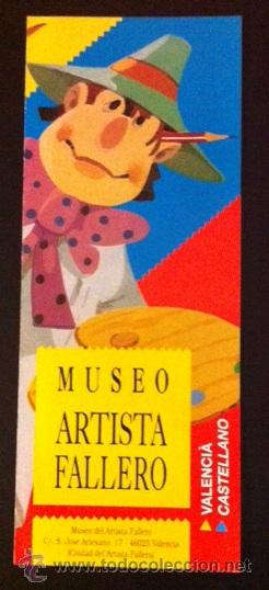 Advertising Catalogs: MUSEO ARTISTA FALLERO - VALENCIA - D&Iacute;PTICO PUBLICITARIO