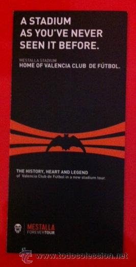 Advertising Catalogs: TOUR MESTALLA - A STADIUM AS YOU'VE NEVER SEEN IT BEFORE - VALENCIA C.F.