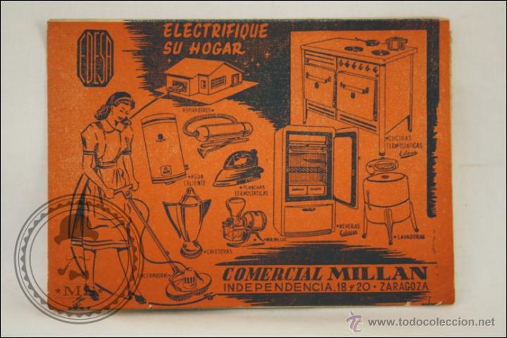 Advertising Catalogs: Antiguo Folleto / Cat&aacute;logo Publicitario de Comercial Mill&aacute;n - Aparatos El&eacute;ctricos - Imprenta Estilo
