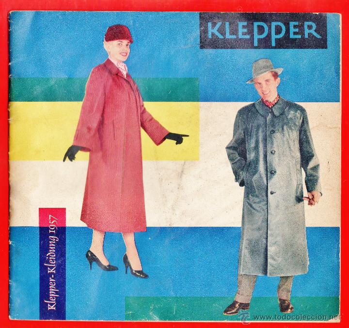 Cat&aacute;logos publicitarios: catalogo publicitario - elegancia en el vestir - klepper / alemania - ver foto -temporada 1957 -