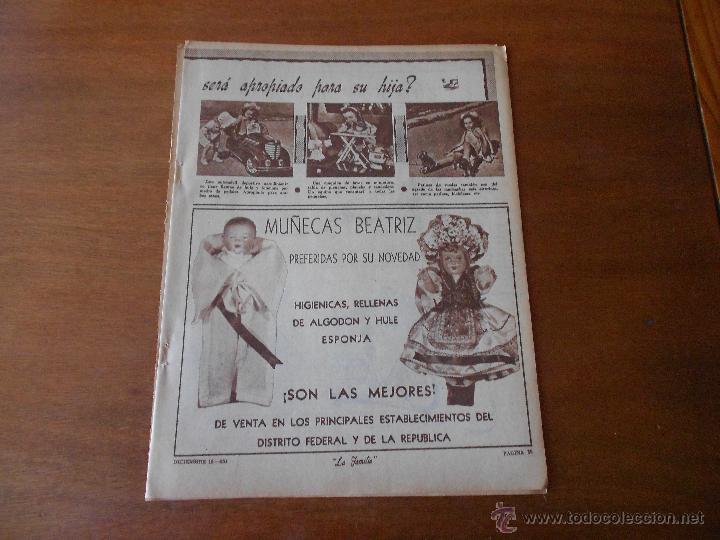 Cat&aacute;logos publicit&aacute;rios: ANTIGUA PUBLICIDAD ORIGINAL EN PRENSA: MU&Ntilde;ECA BEATRIZ, A&Ntilde;O 1951