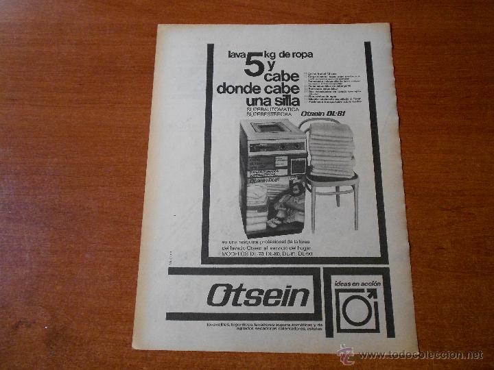 Cat&aacute;logos publicitarios: PUBLICIDAD PRENSA 1970: OTESIN ( 27,5 x 21 cm)