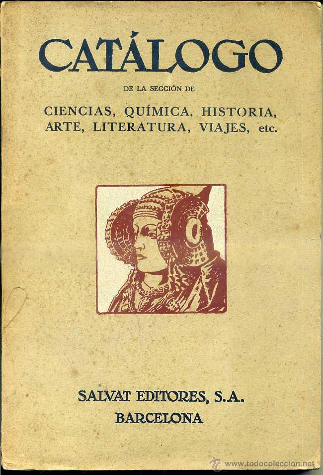Cat&aacute;logos publicit&aacute;rios: CAT&Aacute;LOGO SALVAT EDITORES 1926 - MUY ILUSTRADO
