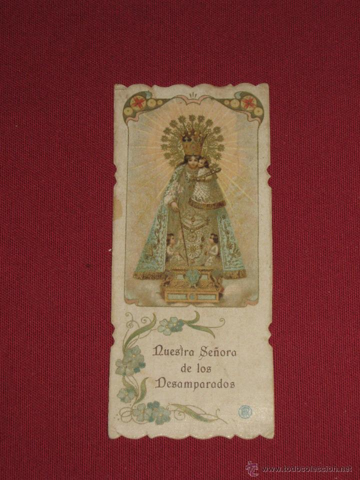 Cat&aacute;logos publicitarios: ESTAMPA TROQUELADA DE LA VIRGEN DE LOS DESAMPARADOS - REV PUBLICIDAD CEREGUMIL