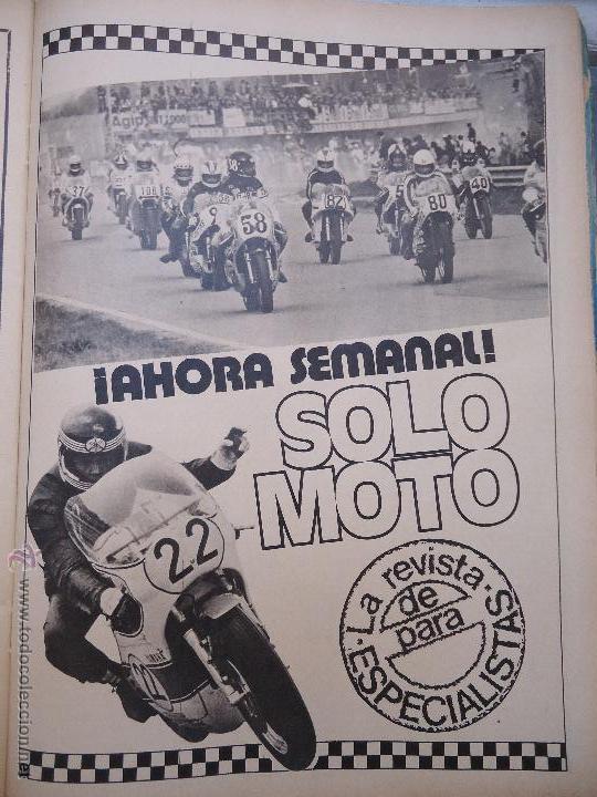 Werbekataloge: antiguo recorte de prensa a&ntilde;os 70s - publicidad solo motos