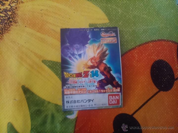 Cat&aacute;logos publicit&aacute;rios: GASHAPON FOLLETO CATALOGO DRAGON BALL Z 14