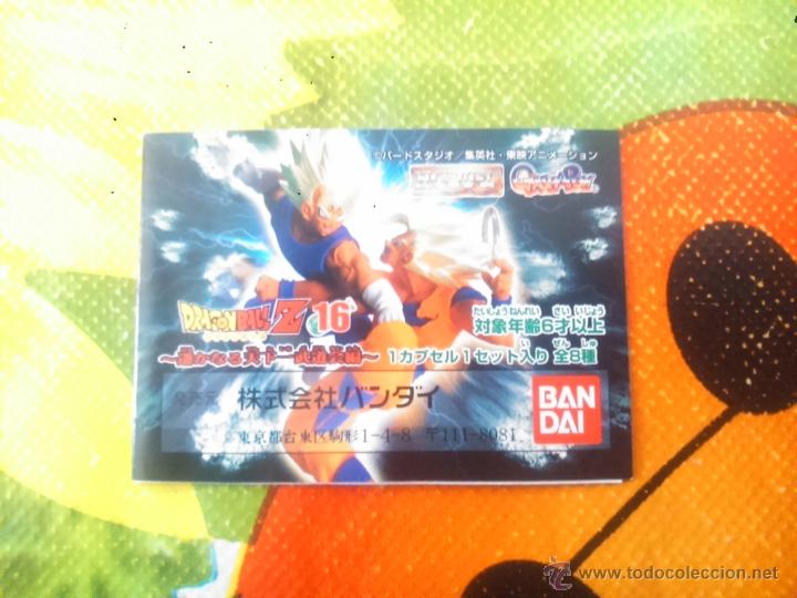 Cat&aacute;logos publicit&aacute;rios: GASHAPON FOLLETO CATALOGO DRAGON BALL Z 16