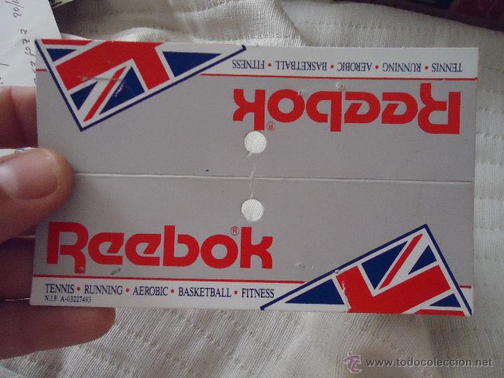 Catalogues publicitaires: ANTIGUA etiqueta publicidad marca reebok  original