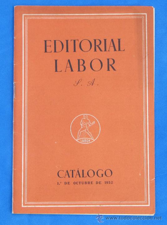 Cat&aacute;logos publicitarios: EDITORIAL LABOR. CAT&Aacute;LOGO DE PRECIOS, 1952. - Foto 1