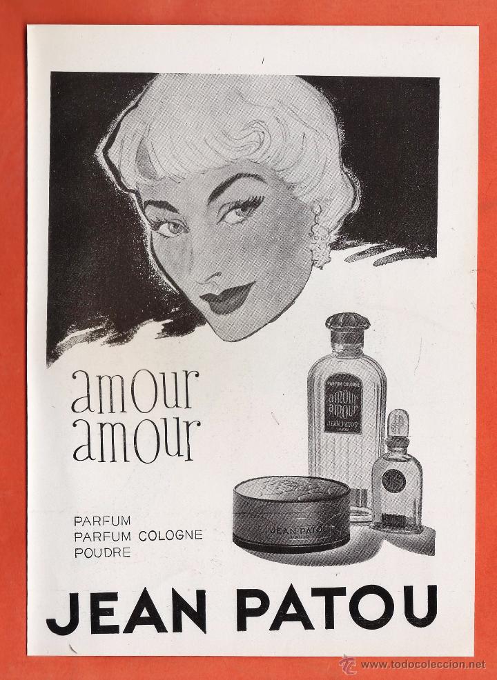 Cat&aacute;logos publicit&aacute;rios: anuncio - parfum amour amour / jean patou - rev. medias lency / tarrasa - ver foto - a&ntilde;o 1956 - li
