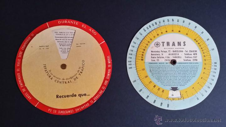 Cat&aacute;logos publicitarios: Dos discos de cart&oacute;n publicitarios . - Foto 1