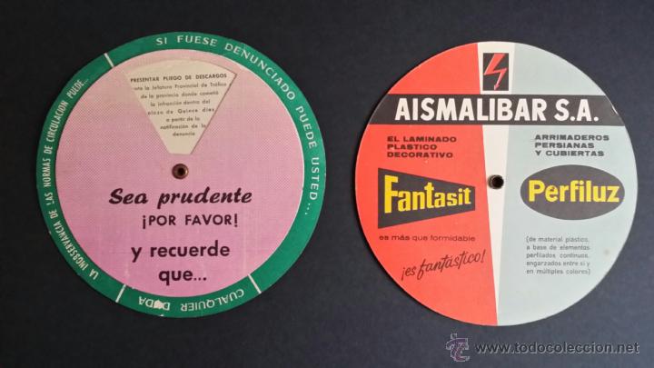 Cat&aacute;logos publicitarios: Dos discos de cart&oacute;n publicitarios . - Foto 2