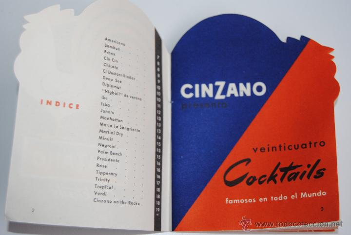 Cat&aacute;logos publicitarios: CATALOGO CINZANO DE COKTAILS - Foto 2