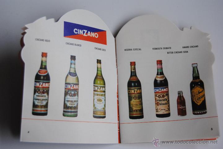 Cat&aacute;logos publicitarios: CATALOGO CINZANO DE COKTAILS - Foto 3