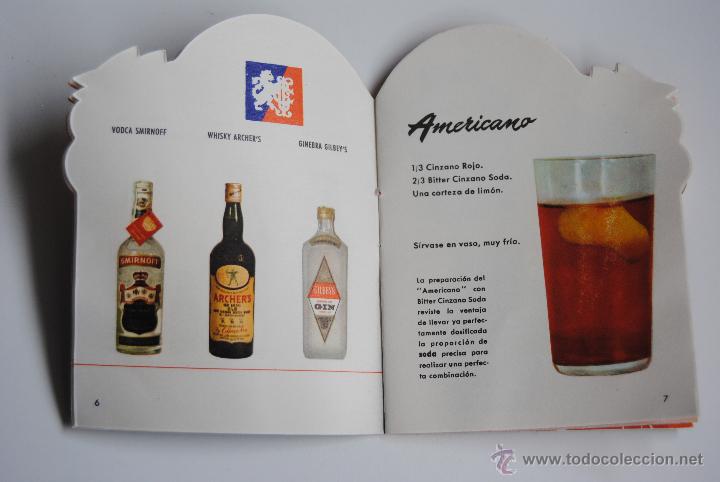 Cat&aacute;logos publicitarios: CATALOGO CINZANO DE COKTAILS - Foto 4